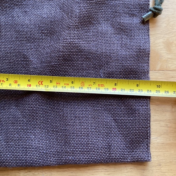 Natural material bag 9,5x10,5” for garlic or onion - Picture 2 of 4